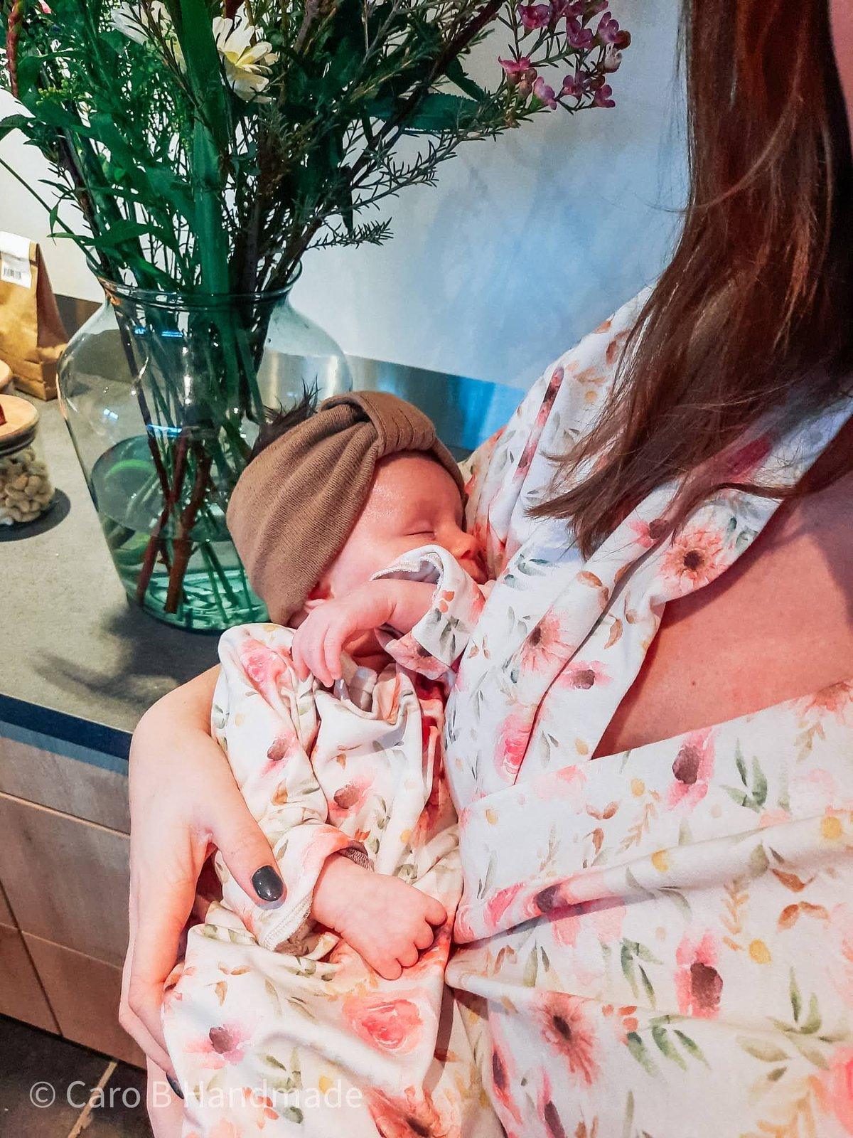 streepje Ontembare Onmiddellijk Kamerjas - Kimono - Materniteit - Kraamweek - Twinning met Baby – Caro B  Handmade