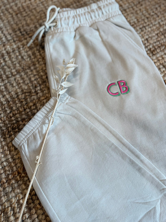 Joggingbroek - Initialen Blockletters - Geborduurd