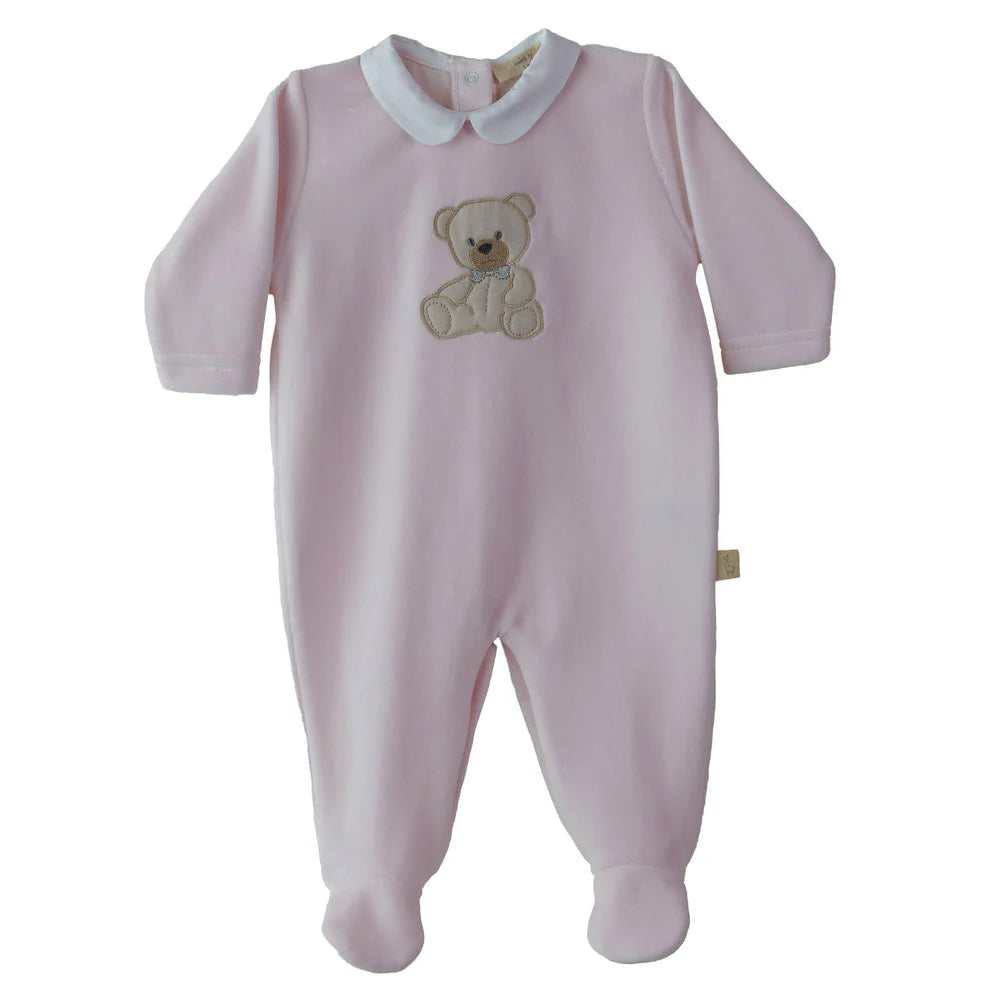 Baby Gi Boxpak Sweet Teddy - Geborduurd met naam - Roos