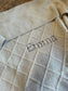 Jollein Babydeken Geborduurd met naam - Check Knit - Wieg/Ledikant - Oatmeal