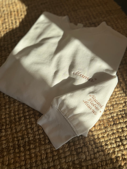Mama of Metie Sweater Minimalist - Gepersonaliseerd met kindjes