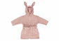 Bathrobe 100% cotton - Jollein - Embroidered with Name - Rose 