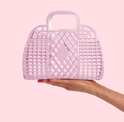 Sunjellies Retro Basket - Lilac