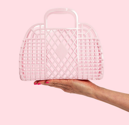 Sunjellies Retro Basket - Pink