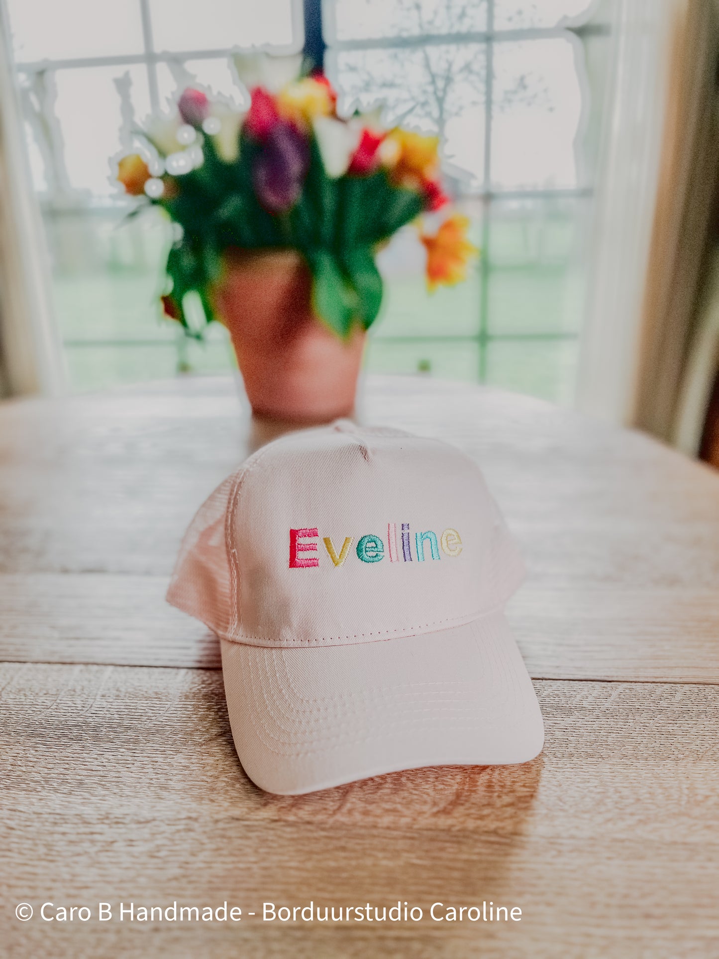 Casquette pour maman, marraine, grand-mère - Brodée avec prénom