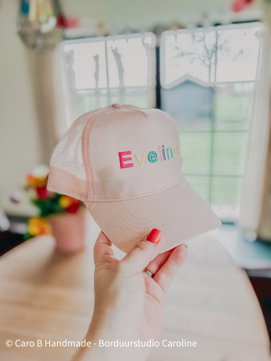 Casquette pour maman, marraine, grand-mère - Brodée avec prénom